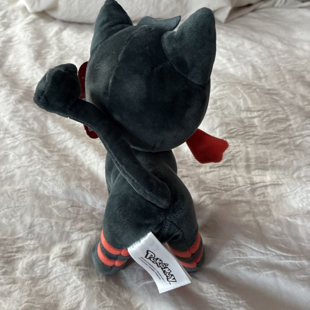 New Litten Pokémon 8" Jazwares Plush Tag 2023 Gotta Catch’em All Pokemon - Picture 2 of 5